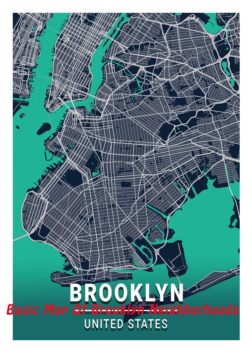 Basic Map Of Brooklyn Neighborhoods