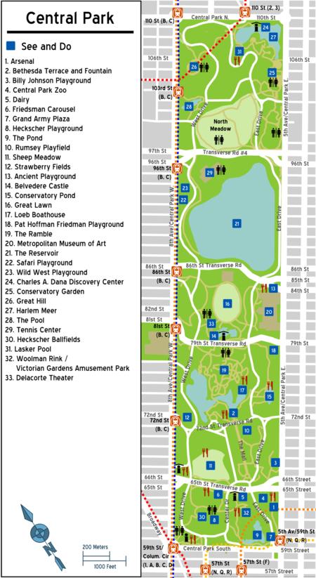 Central Park Map