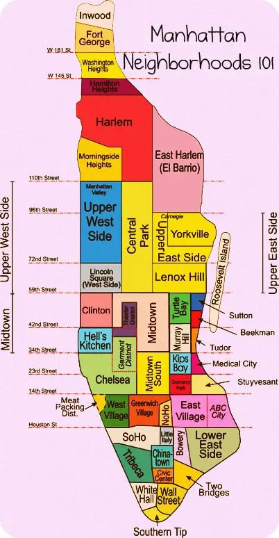 The Complete Guide To 5 Boroughs Of NYC With New York Boroughs Map 