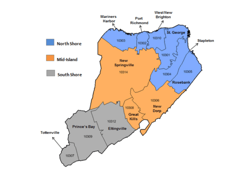 The Complete New York City Zip Code List and Map Bklyn Designs